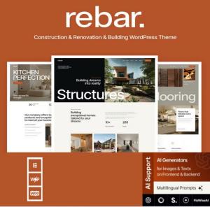 Rebar - Construction & Renovation & Building WordPress Theme
